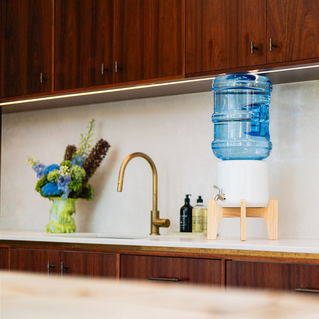 Premium Ceramic Dispenser – “Wonder Well - Lily” (Dispenser + 4 x 15L bottles)