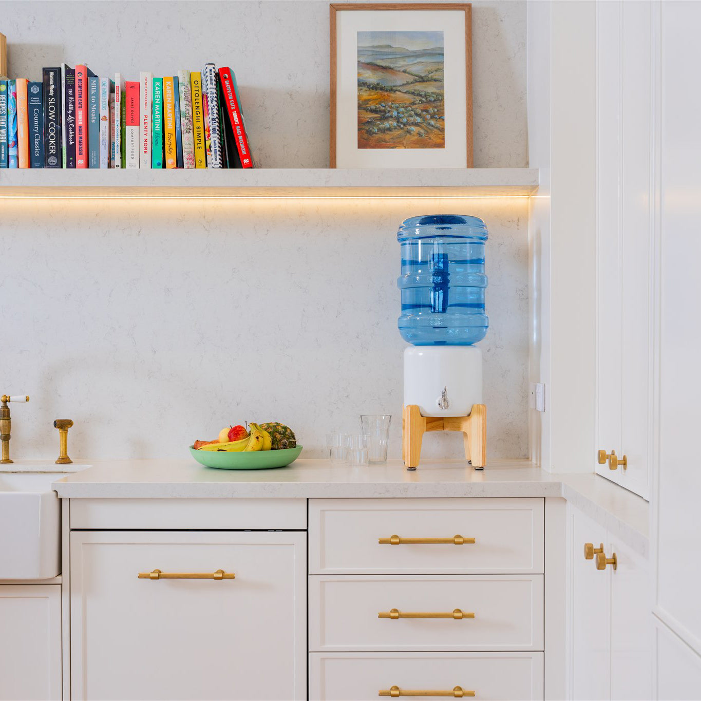 Premium Ceramic Dispenser – “Wonder Well - Lily” (Dispenser + 4 x 15L bottles)