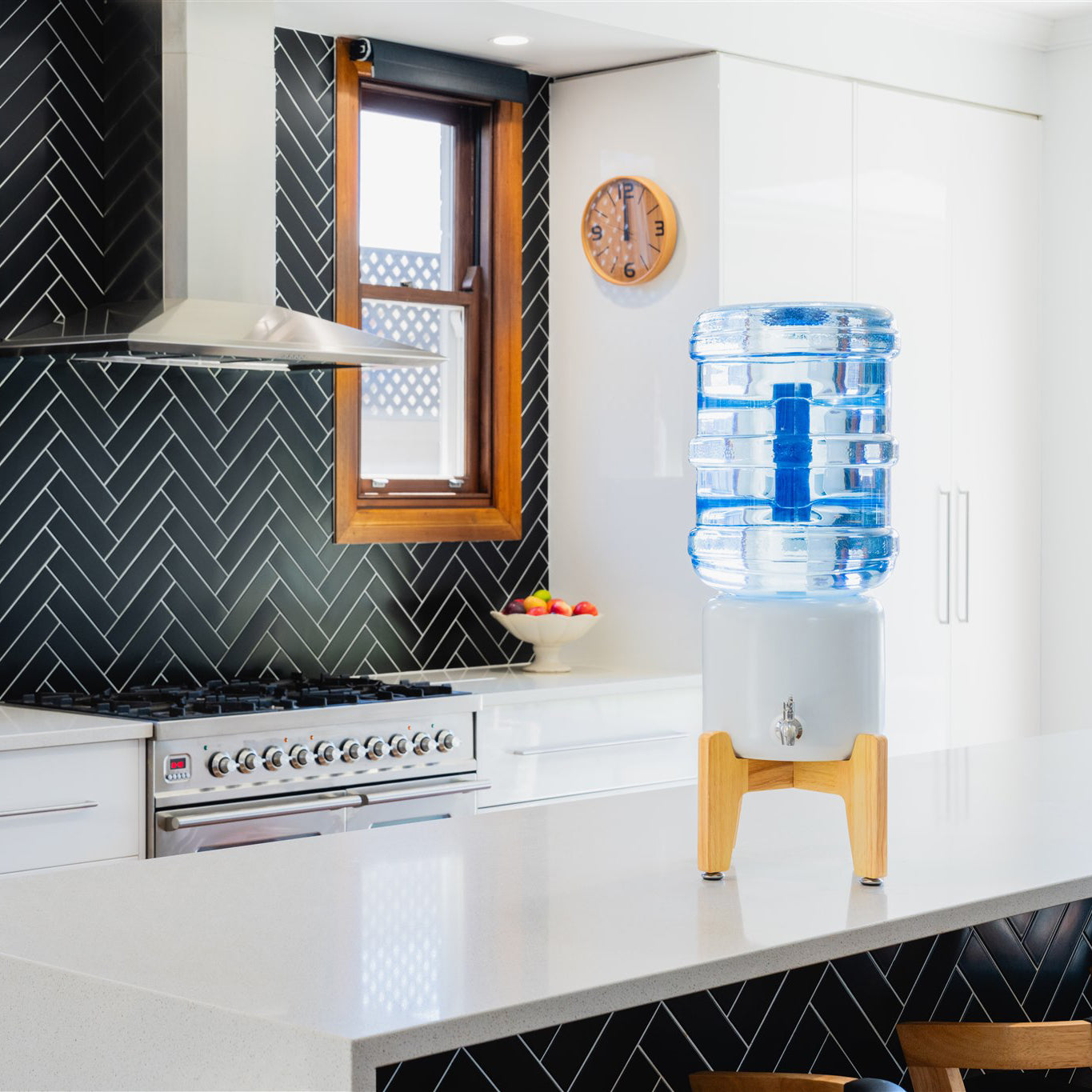 Premium Ceramic Dispenser – “Wonder Well - Lily” (Dispenser + 4 x 15L bottles)