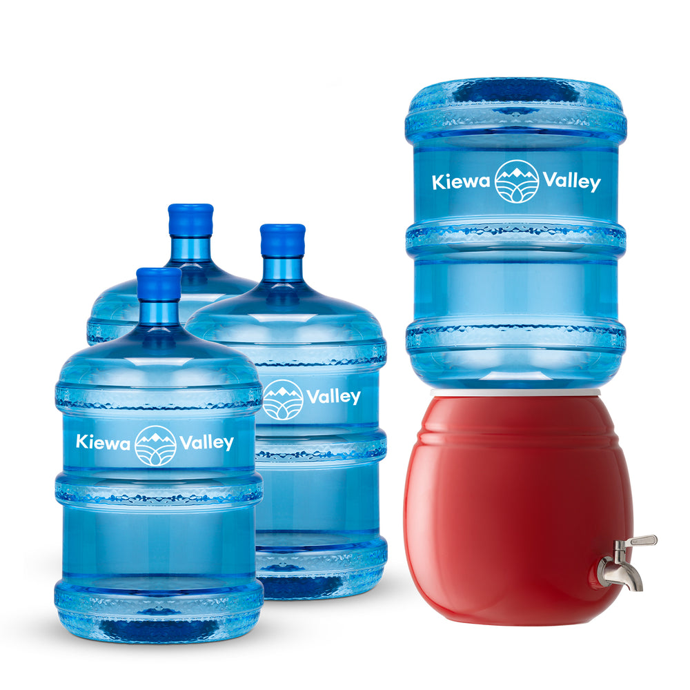 Premium Ceramic Dispenser – “Wonder Well - Sara” (Dispenser + 4 x 15L bottles)