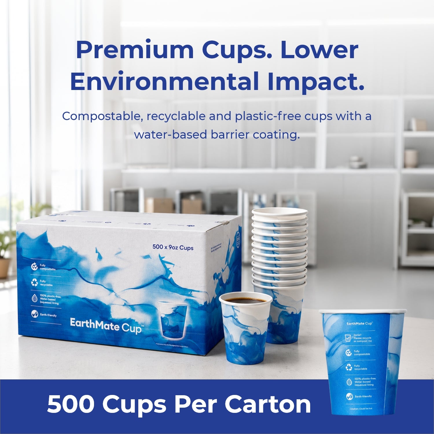 EarthMate Cups (Box of 500)